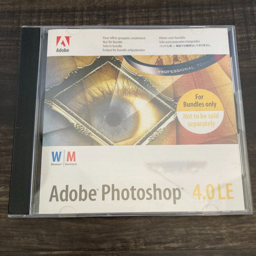 Adobe Photoshop 4.0 Macintosh Discs, 1996
